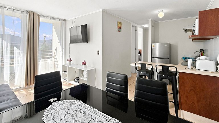 Apartamento a metros do Enjoy Coquimbo.