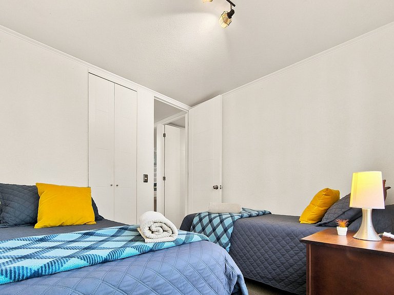 Apartamento acolhedor com vista para o mar, Horcón.