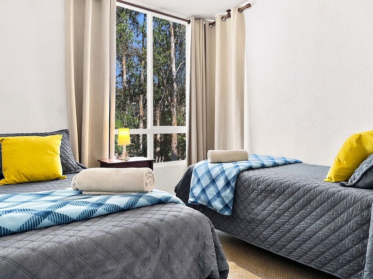 Apartamento acolhedor com vista para o mar, Horcón.