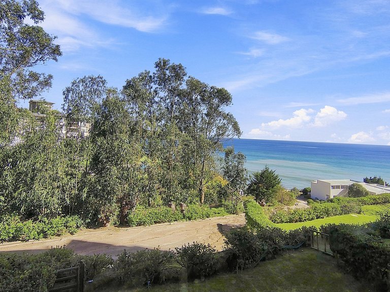 Apartamento acolhedor com vista para o mar, Horcón.