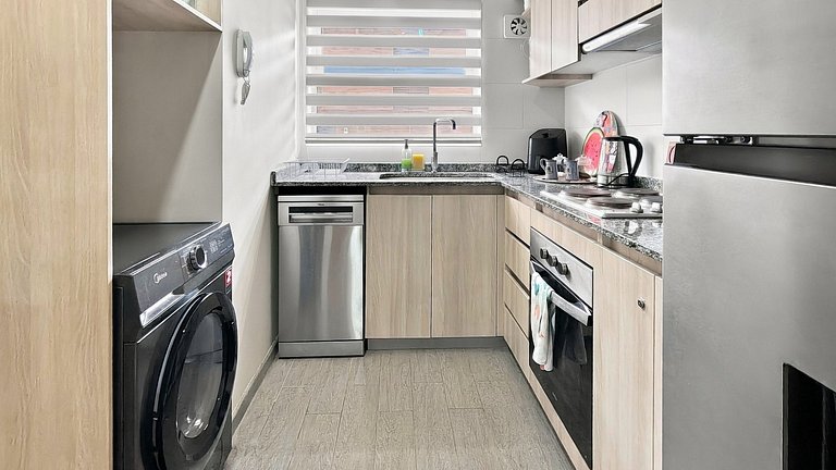 Apartamento cercado pela natureza em Pucón