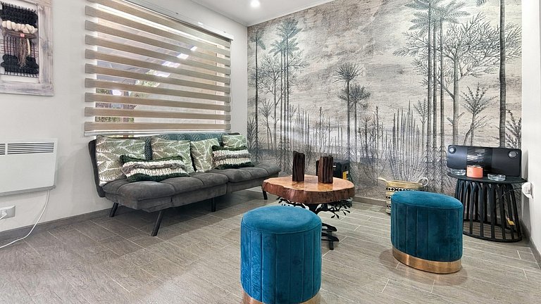 Apartamento cercado pela natureza em Pucón