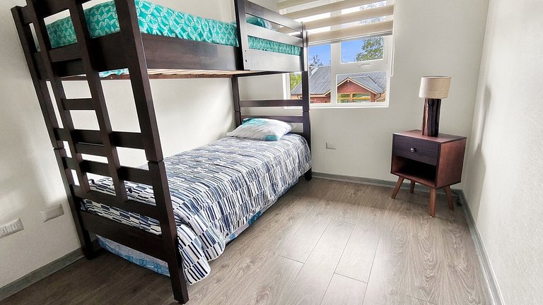Apartamento cercado pela natureza em Pucón