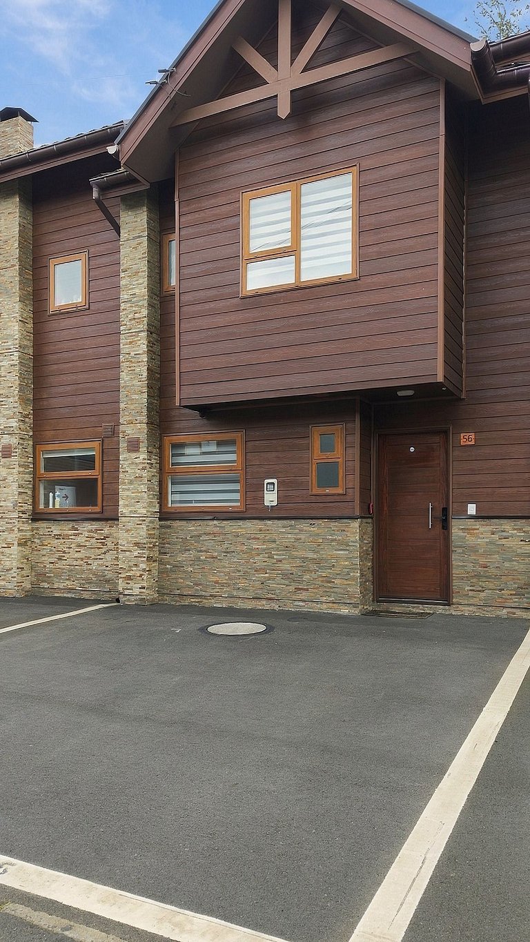 Apartamento cercado pela natureza em Pucón