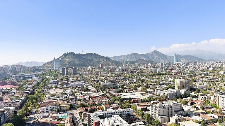 Apartamento a poucos passos do Metrô Irarrázaval