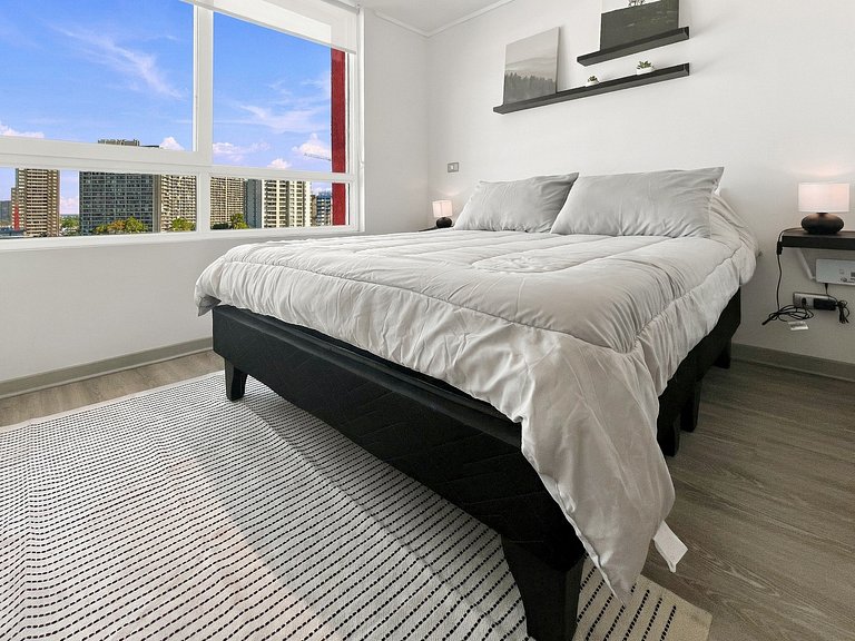 Incrível apartamento a minutos do Estádio Nacional.