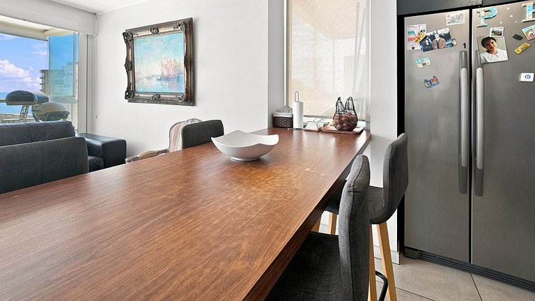 Apartamento com vista para o mar, a passos das Dunas de Conc