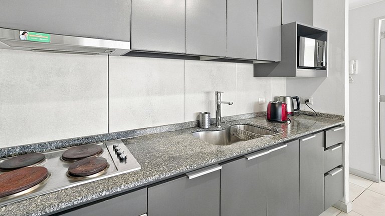 Apartment with ocean view, steps from the Dunes of Concón.