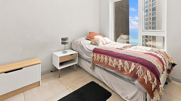 Apartamento com vista para o mar, a passos das Dunas de Conc
