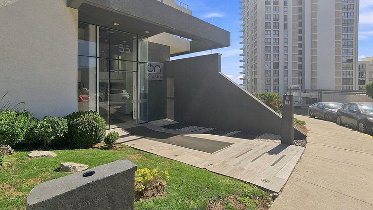 Apartment with ocean view, steps from the Dunes of Concón.