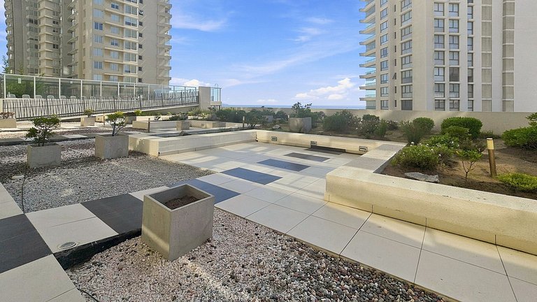 Apartamento com vista para o mar, a passos das Dunas de Conc