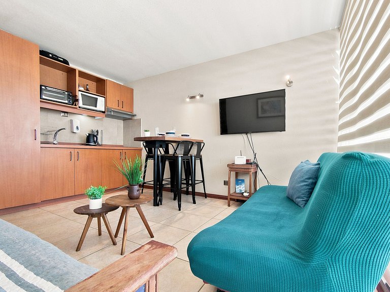 Apartamento em complexo privado, à beira-mar, Horcón.