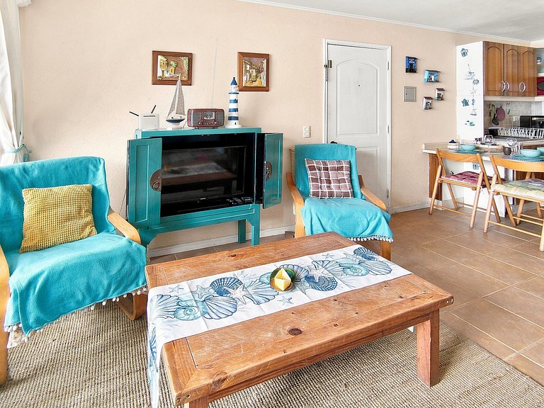 Apartamento com vista para o mar, Horcón.