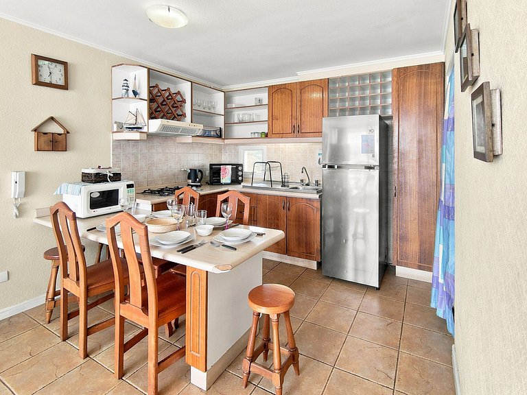 Apartamento com vista para o mar em Bahía Pelícanos.