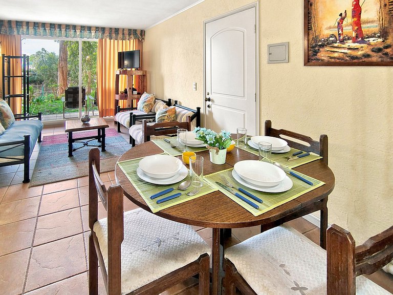 Apartamento a passos da praia, Horcón.