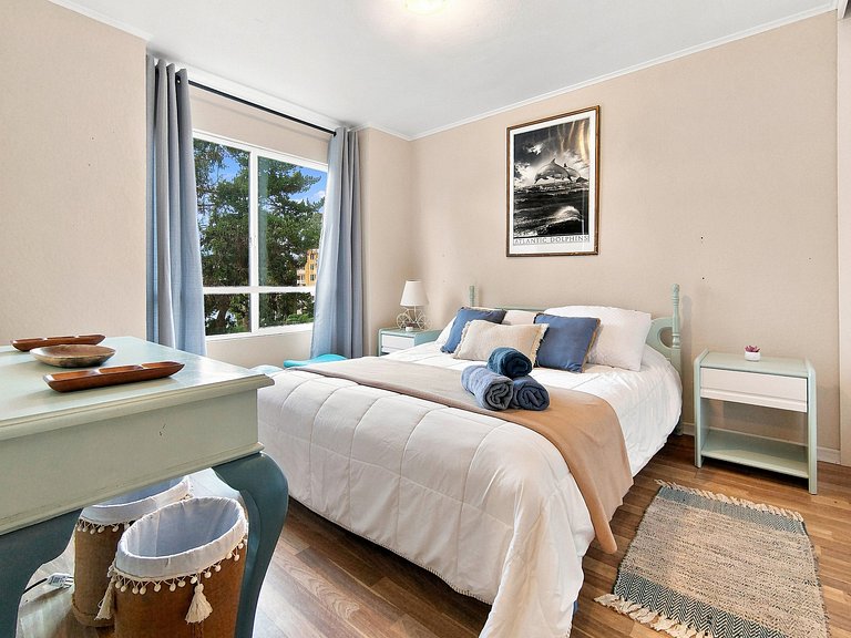 Family apartment with ocean view in Horcón