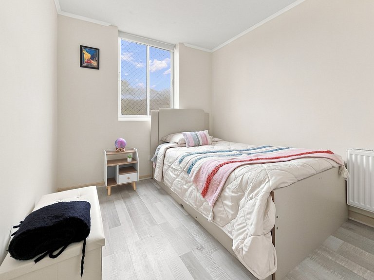 Apartamento familiar com lagoa em Algarrobo