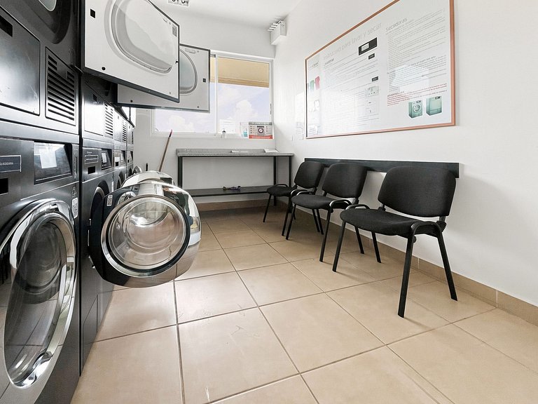 Apartamento familiar com lagoa em Algarrobo