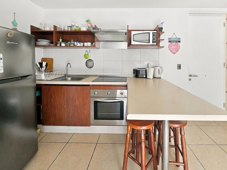 Family apartment meters from Enjoy Coquimbo.