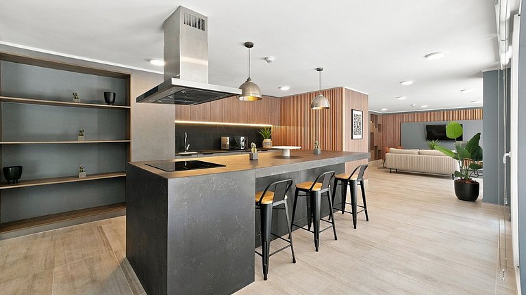 Apartamento a poucos passos da Fantasilandia
