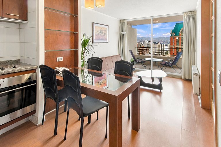 Apartamento a passos do mar e do Mall Marina, Viña del Mar.
