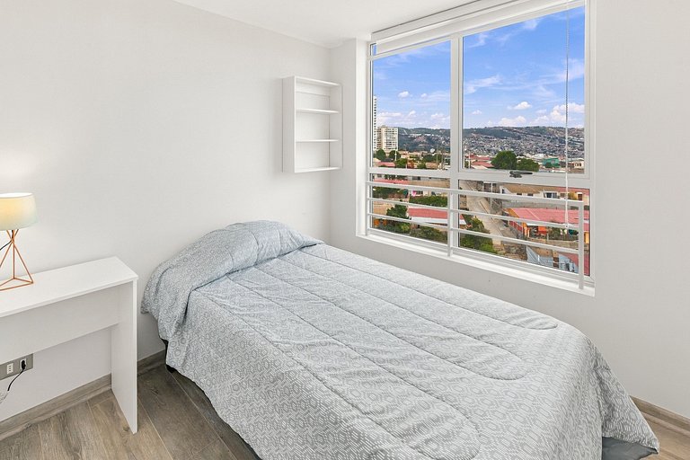 Family apartment with pool in Valparaíso