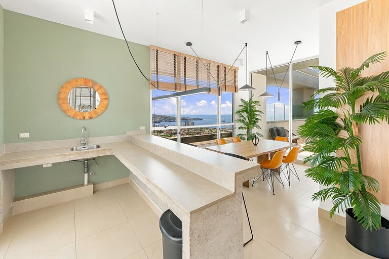 Family apartment with pool in Valparaíso