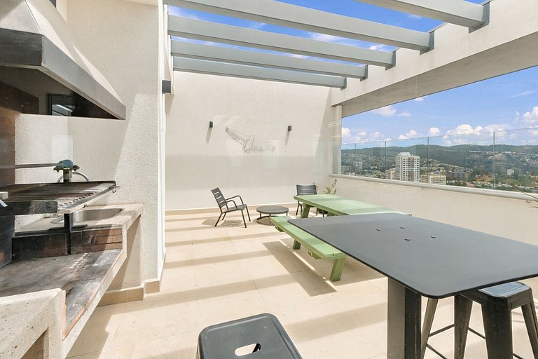 Family apartment with pool in Valparaíso