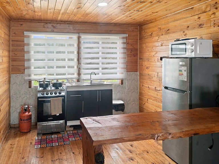 Casa em região costeira de Chiloé